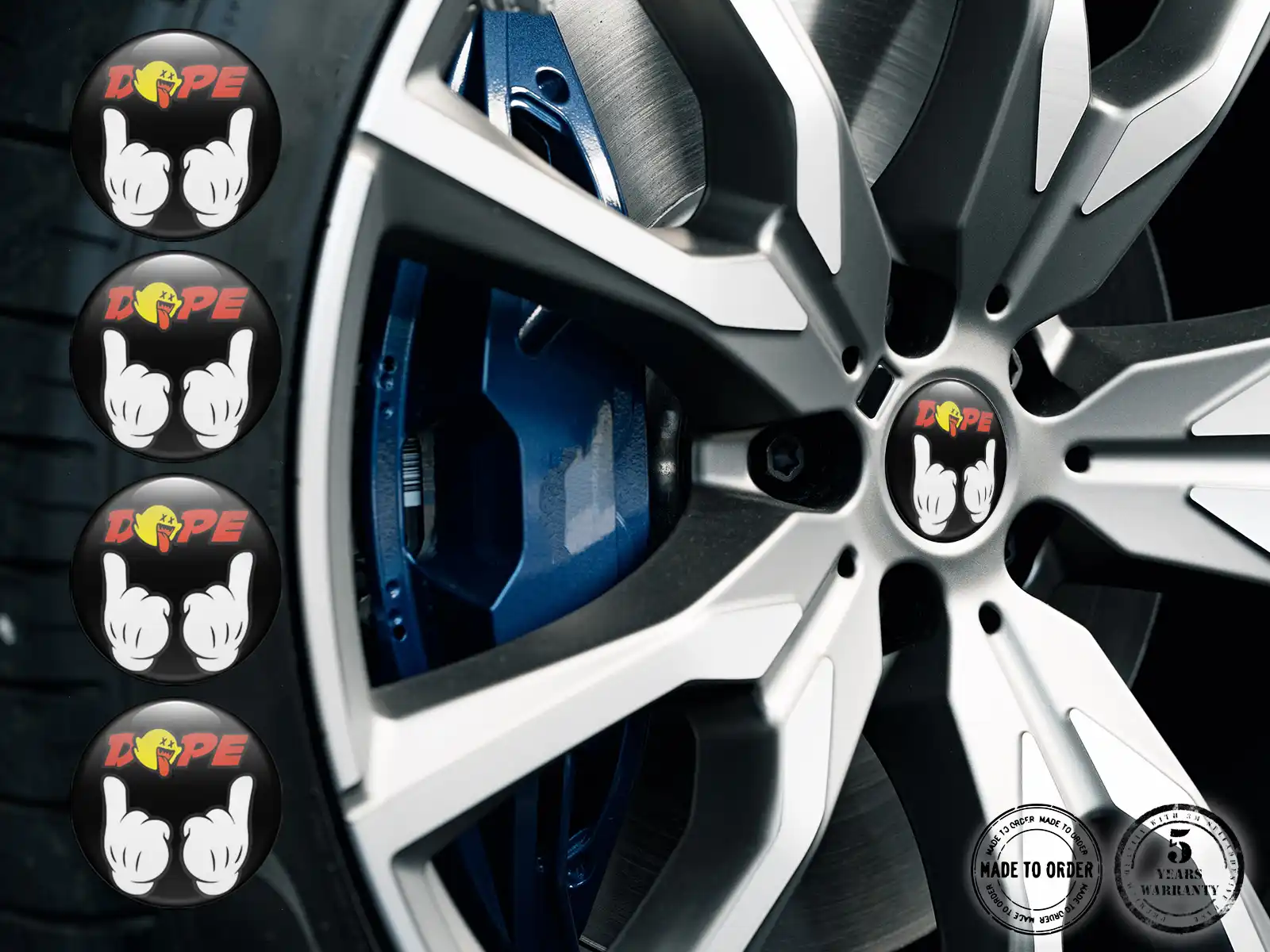 Wheel Decal Style Pro Racing Galactic Momentum Wave